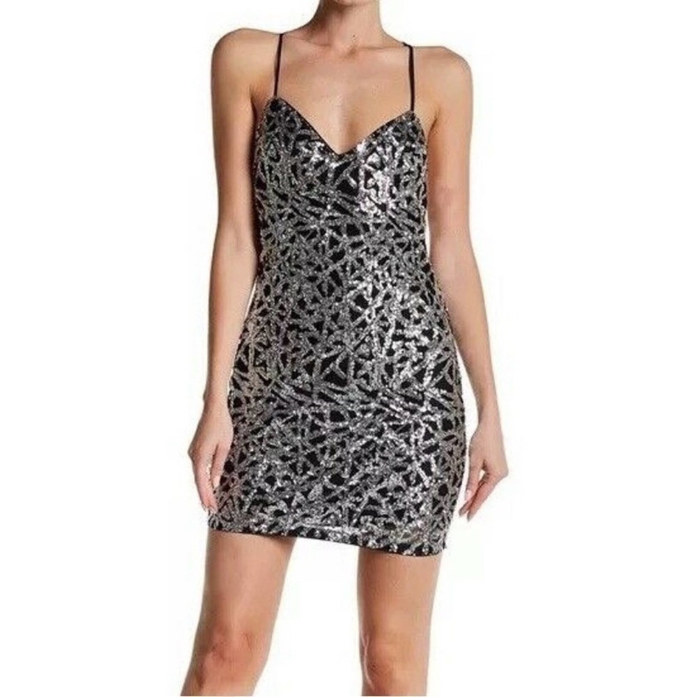 Ali and Jay Sequin Mini Dress
